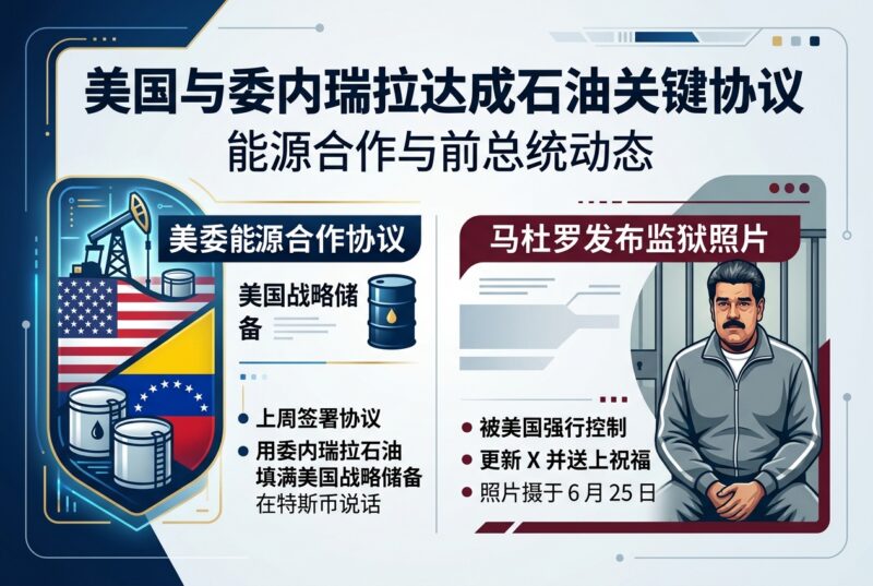 美国与委内瑞拉达成石油关键协议-指挥使社区 - 真实线索、热点议题与深度观察