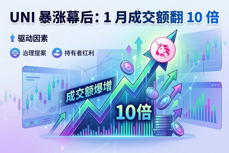 成交额 1 月翻 10 倍,谁在助推 UNI 暴涨?-指挥使社区 - 真实线索、热点议题与深度观察
