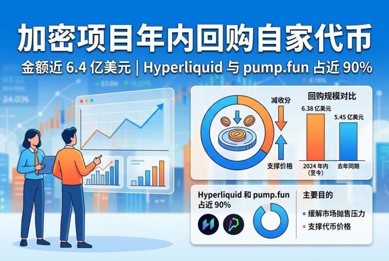 加密项目年内回购自家代币近 6.4 亿美元，Hyperliquid 与 pump.fun 占近 90%-指挥使社区 - 真实线索、热点议题与深度观察