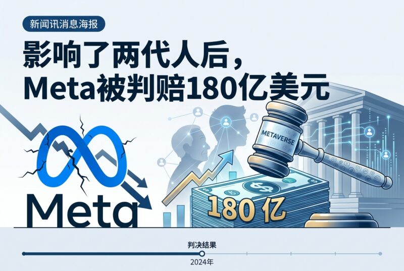 影响了两代人后，Meta被判赔180亿美元-指挥使社区 - 真实线索、热点议题与深度观察