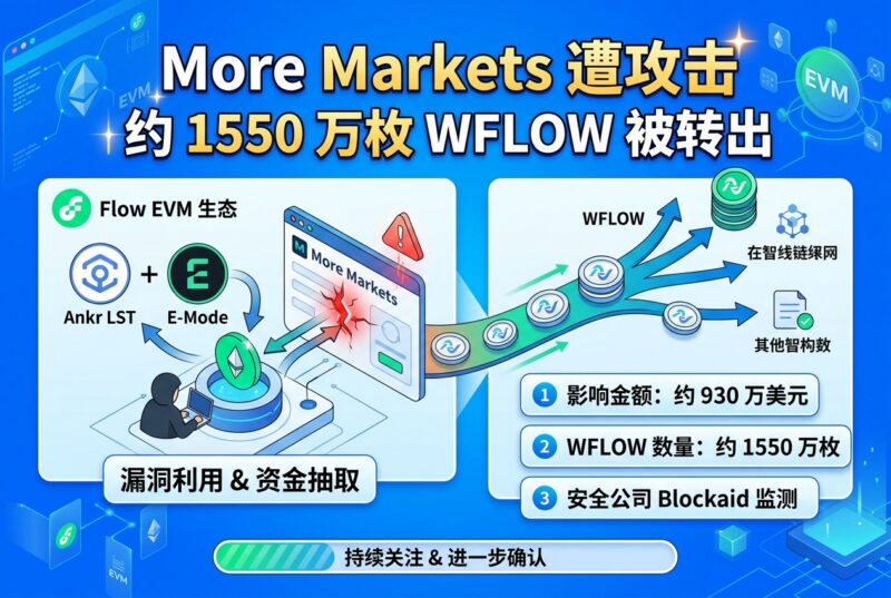 More Markets 遭攻击，约 1550 万枚 WFLOW 被转出-指挥使社区 - 真实线索、热点议题与深度观察