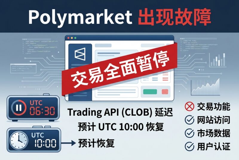 Polymarket 出现故障，交易功能临时暂停-指挥使社区 - 真实线索、热点议题与深度观察