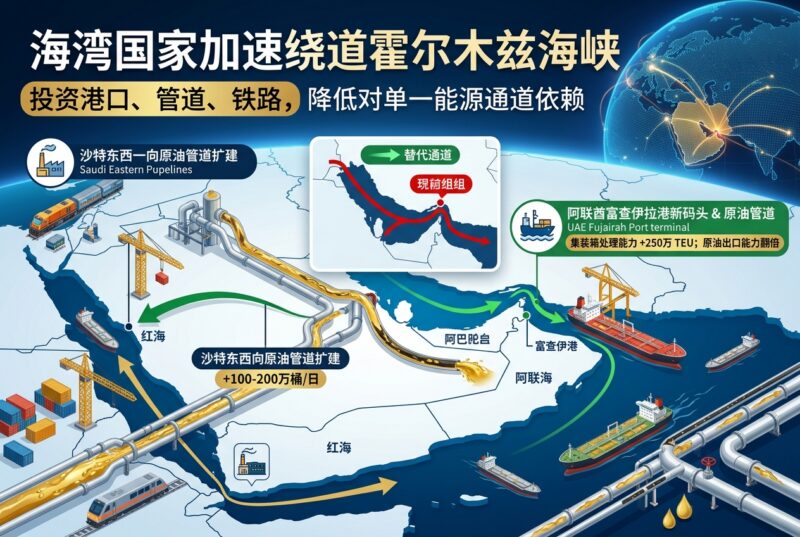 海湾国家斥资建设替代通道,降低对霍尔木兹海峡依赖-指挥使社区 - 真实线索、热点议题与深度观察