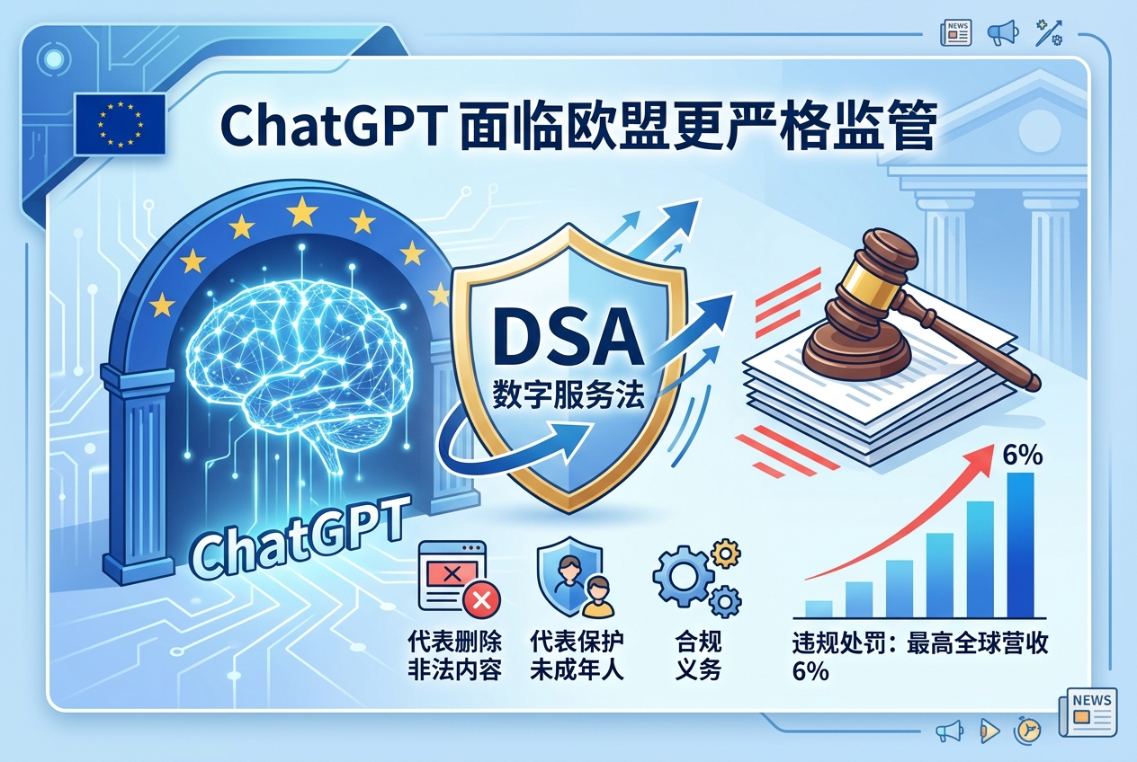 ChatGPT 将面临欧盟更严格的网络安全监管