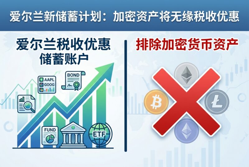爱尔兰税收优惠储蓄账户将排除加密货币-指挥使社区 - 真实线索、热点议题与深度观察