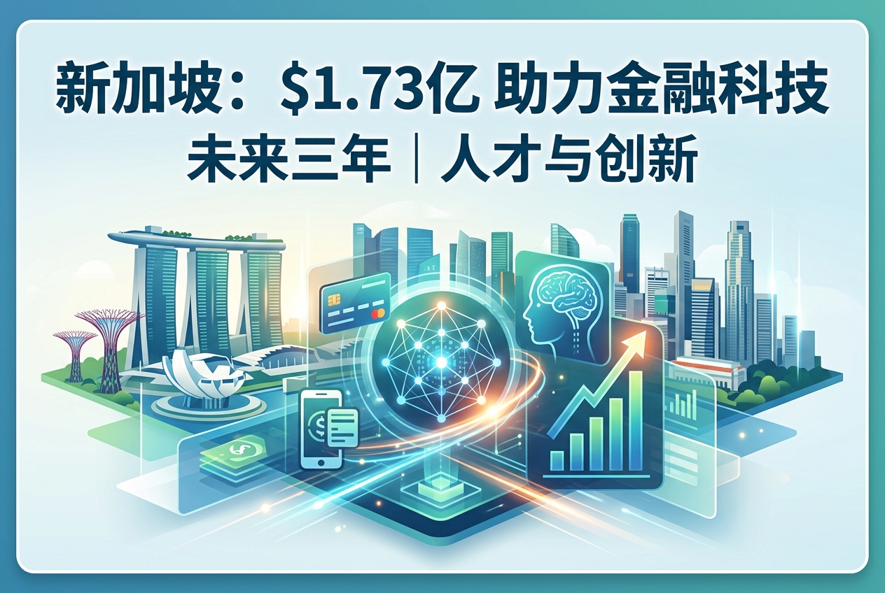 新加坡计划未来三年投入约 1.73 亿美元支持金融科技与创新