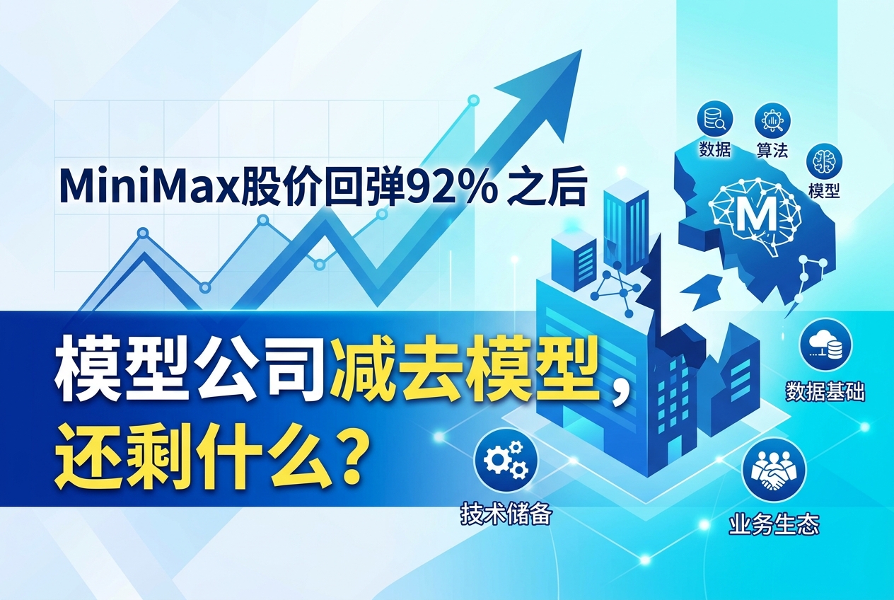 MiniMax股价回弹92%之后：模型公司减去模型，还剩什么