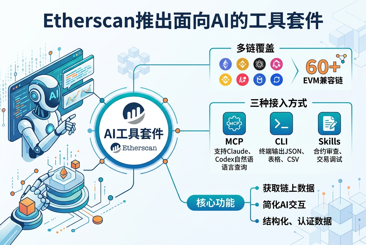 Etherscan推出面向AI的工具套件