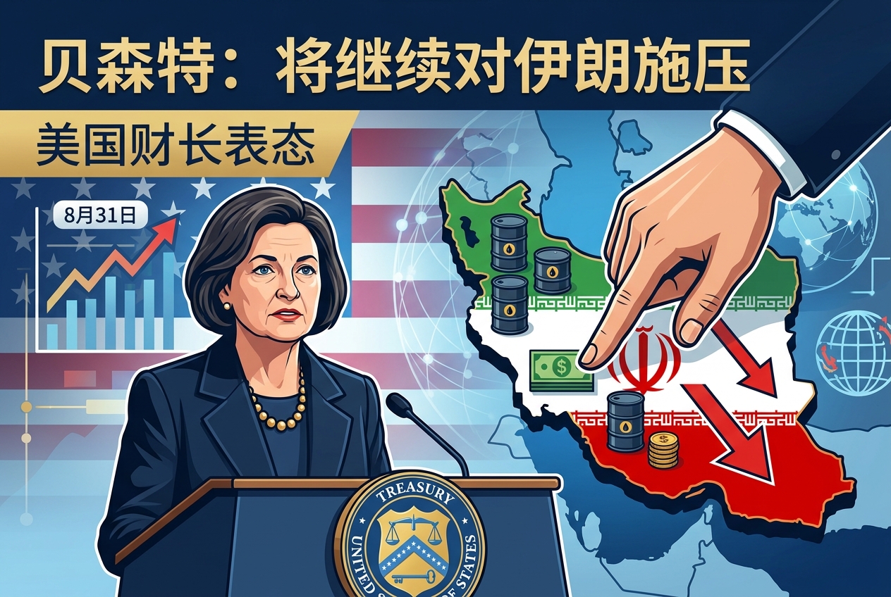 美国财长贝森特：将继续对伊朗施压