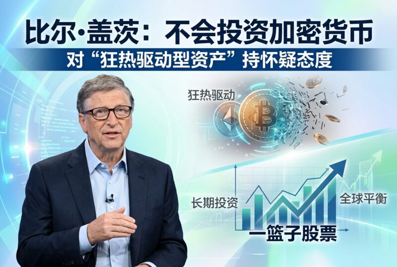比尔·盖茨:不会投资加密货币,对“狂热驱动型资产”持怀疑态度-指挥使社区 - 真实线索、热点议题与深度观察