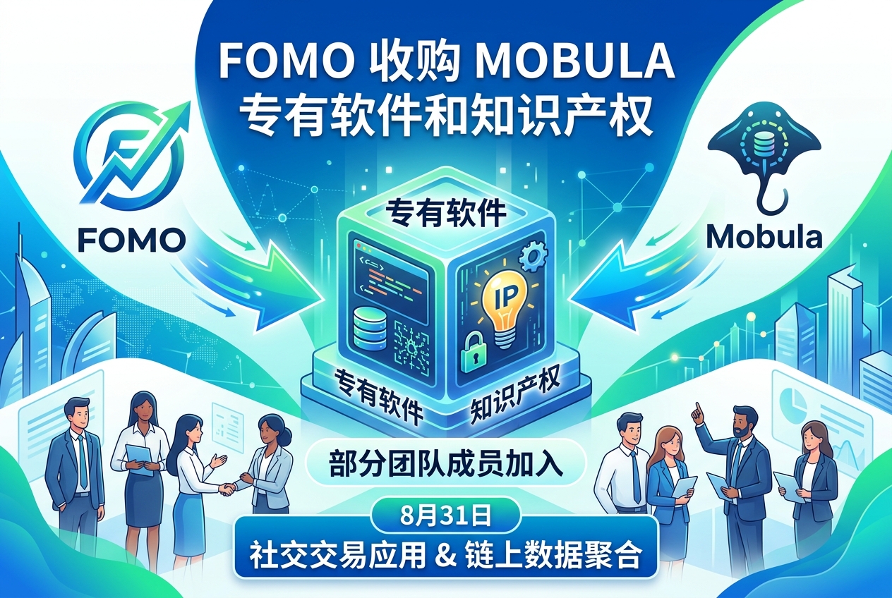 fomo 收购 Mobula 专有软件和知识产权