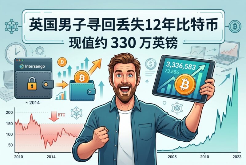 英国男子寻回丢失 12 年的比特币，现值约 330 万英镑-指挥使社区 - 真实线索、热点议题与深度观察