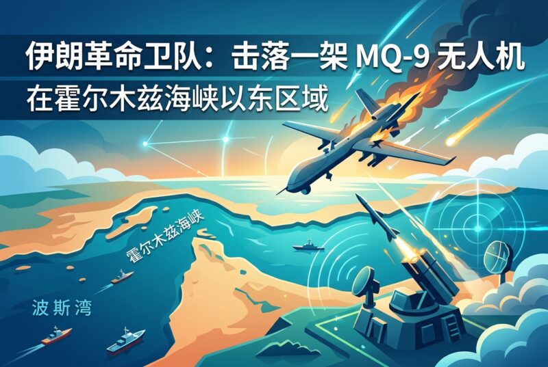 伊朗革命卫队：一架 MQ-9 无人机在霍尔木兹海峡以东被击落-指挥使社区 - 真实线索、热点议题与深度观察