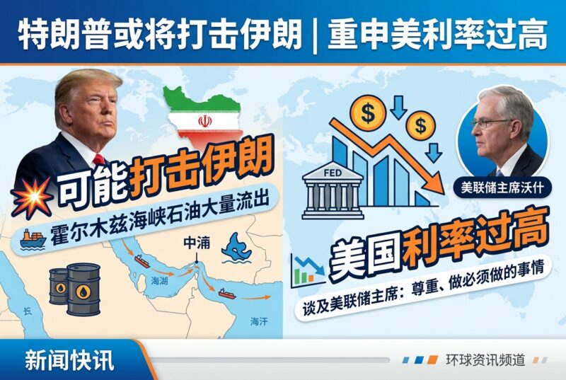 特朗普称可能会打击伊朗,并重申美国利率过高-指挥使社区 - 真实线索、热点议题与深度观察
