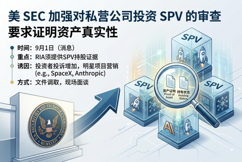 美 SEC 加强对私营公司投资 SPV 的审查,要求证明资产真实性-指挥使社区 - 真实线索、热点议题与深度观察