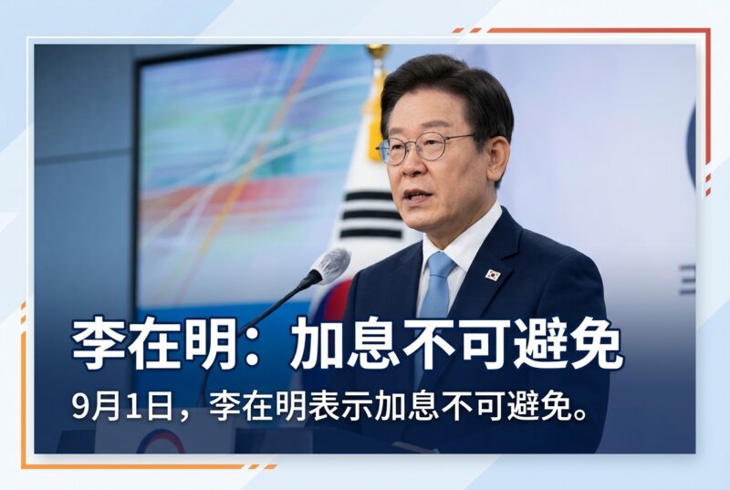 李在明：加息不可避免-指挥使社区 - 真实线索、热点议题与深度观察
