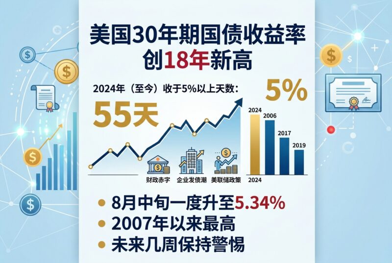 今年以来美债30年期收益率收于5%以上天数创2006年以来新高-指挥使社区 - 真实线索、热点议题与深度观察