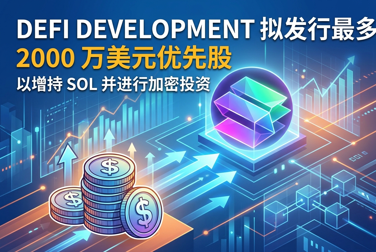DeFi Development 拟发行最多 2000 万美元优先股，以增持 SOL