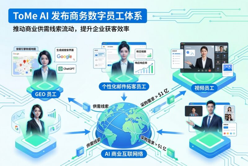 ToMe AI 发布商务数字员工体系-指挥使社区 - 真实线索、热点议题与深度观察