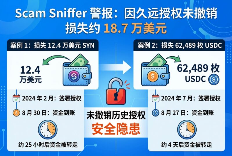 Scam Sniffer:两钱包因久远授权未撤销,损失约 18.7 万美元-指挥使社区 - 真实线索、热点议题与深度观察