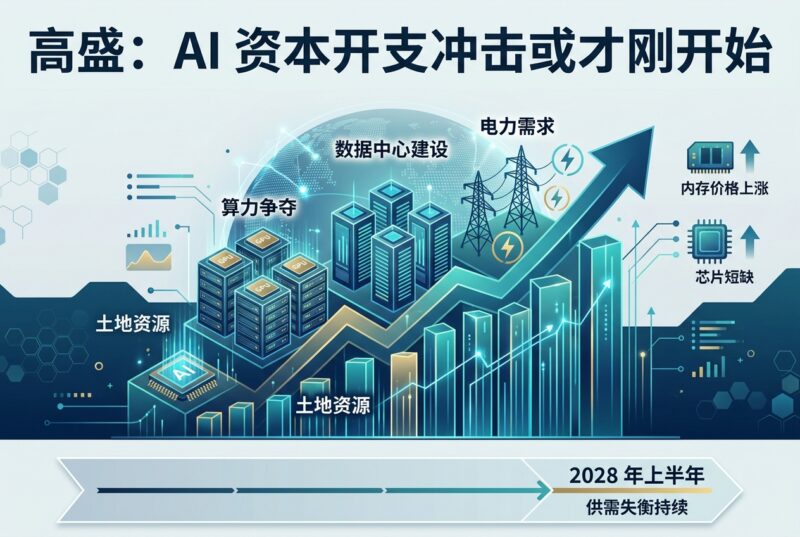 高盛:AI 资本开支冲击或才刚开始-指挥使社区 - 真实线索、热点议题与深度观察