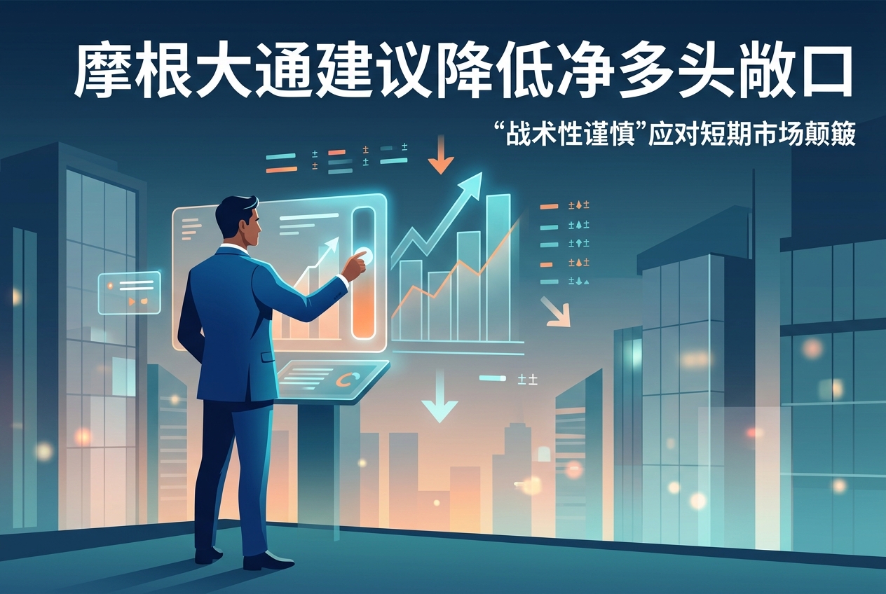 摩根大通建议投资者降低净多头敞口