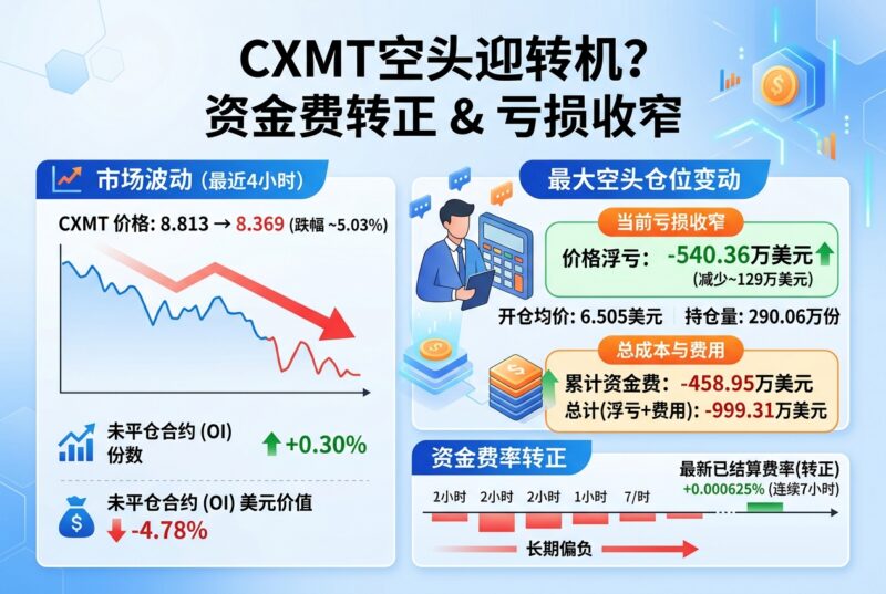 CXMT长期负资金费翻正,大亏1000万美元的最大空头或迎转机-指挥使社区 - 真实线索、热点议题与深度观察