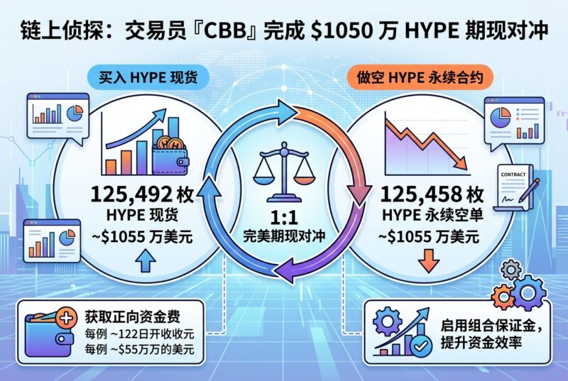 链上侦探|交易员「CBB」买入 1050 万美元 HYPE 现货,并等量做空完成 1:1 期现对冲-指挥使社区 - 真实线索、热点议题与深度观察