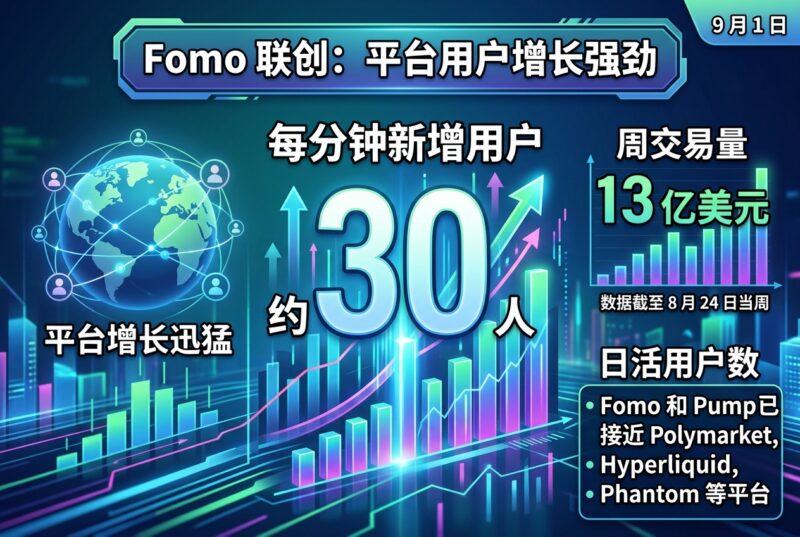 Fomo 联创:平台每分钟新增用户约 30 人-指挥使社区 - 真实线索、热点议题与深度观察