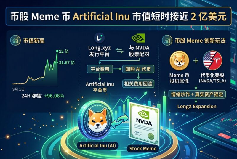 币股 Meme 币 Artificial Inu 市值短时接近 2 亿美元-指挥使社区 - 真实线索、热点议题与深度观察