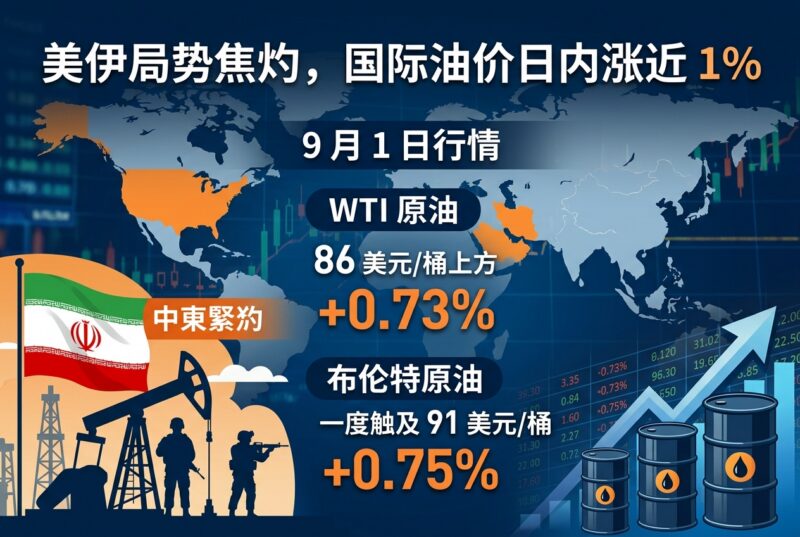 美伊局势焦灼,国际油价日内涨近 1%-指挥使社区 - 真实线索、热点议题与深度观察