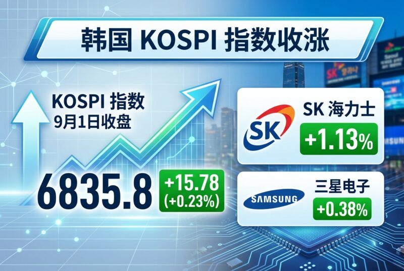 韩国 KOSPI 指数收涨,SK 海力士涨 1.13%-指挥使社区 - 真实线索、热点议题与深度观察