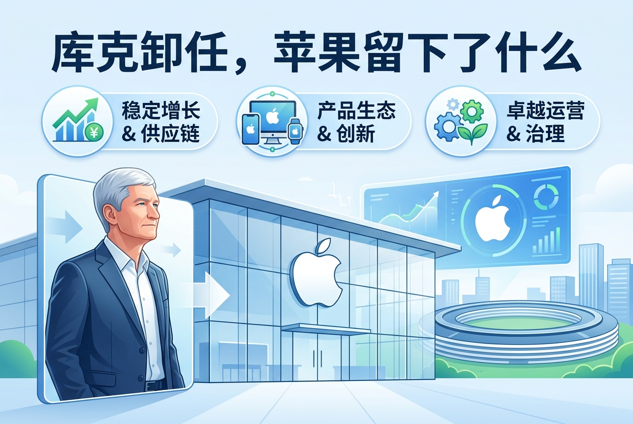 库克卸任，苹果留下了什么