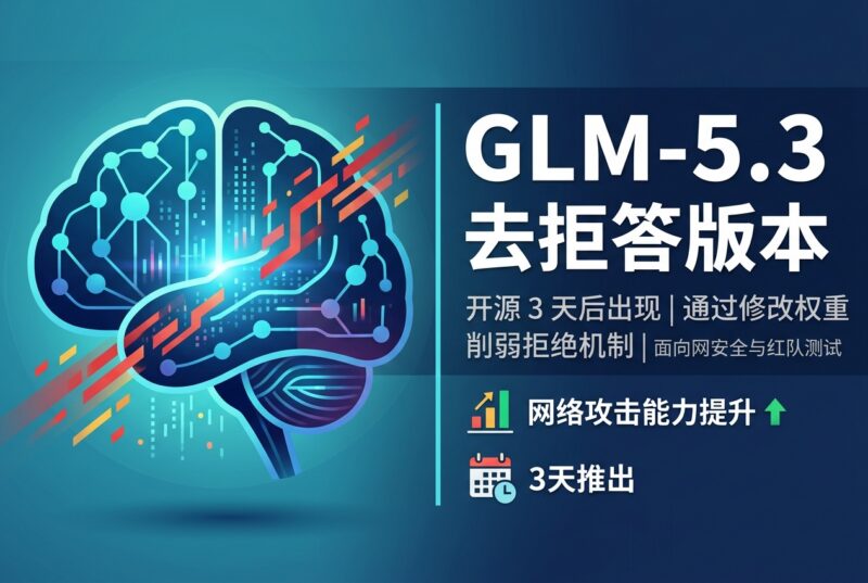GLM-5.3 开源 3 天后出现去拒答版本-指挥使社区 - 真实线索、热点议题与深度观察