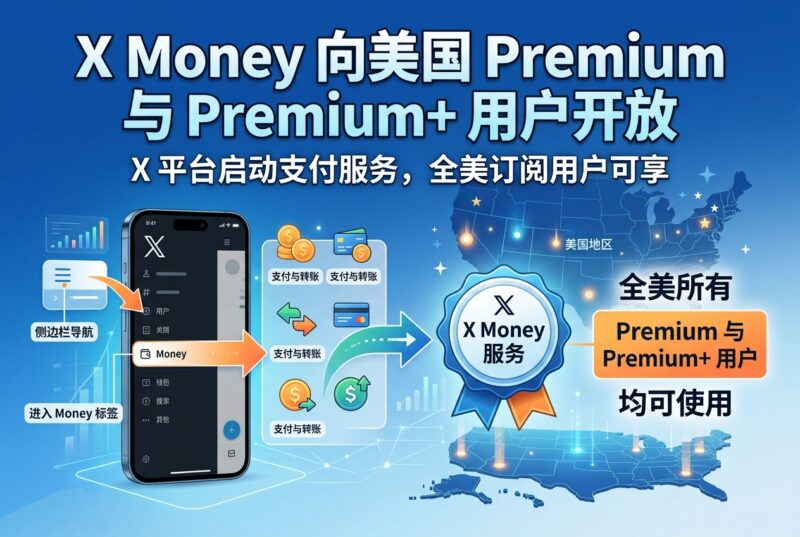 X Money 向美国 Premium 与 Premium+ 用户开放-指挥使社区 - 真实线索、热点议题与深度观察