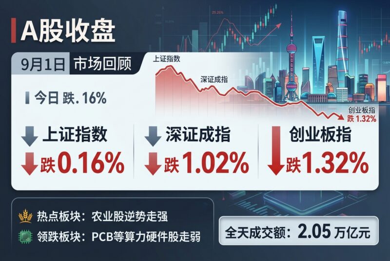 A股收盘：深成指、创业板指均跌超1%-指挥使社区 - 真实线索、热点议题与深度观察