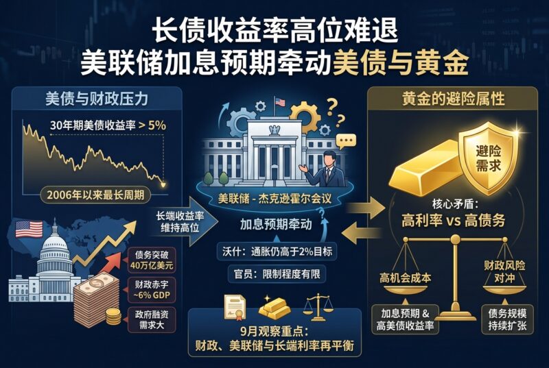 长债收益率高位难退,美联储加息预期牵动美债与黄金-指挥使社区 - 真实线索、热点议题与深度观察