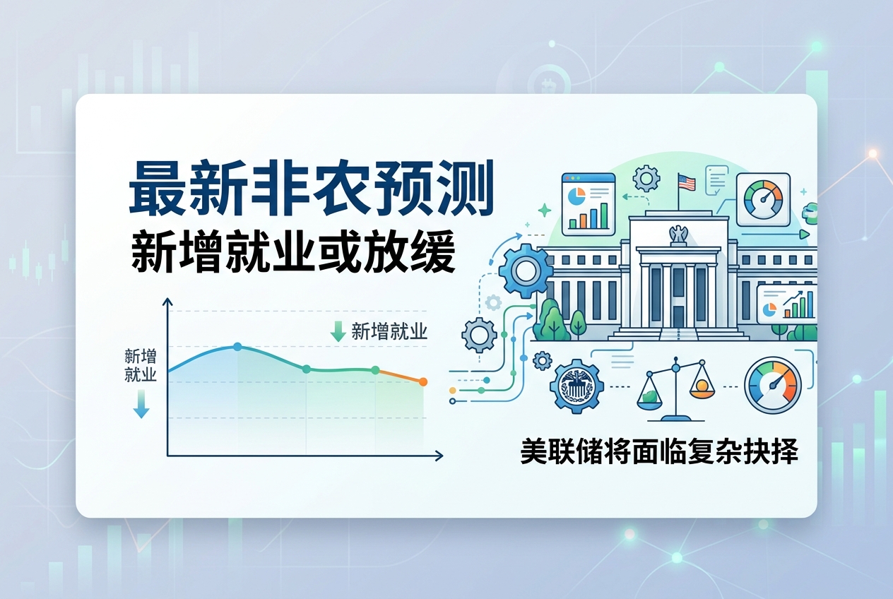 最新非农预测：新增就业或放缓，美联储将面临复杂抉择