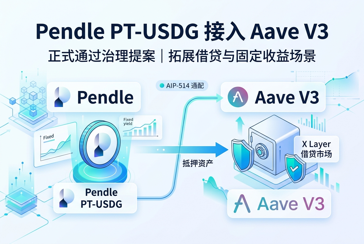 Pendle PT-USDG 接入 Aave V3 抵押资产