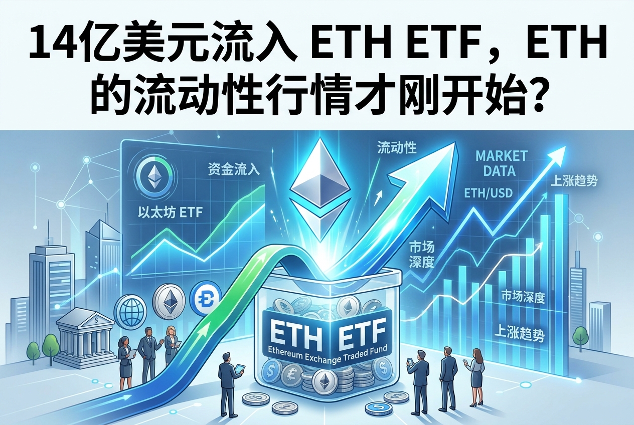 14亿美元流入 ETH ETF，ETH 的流动性行情才刚开始？