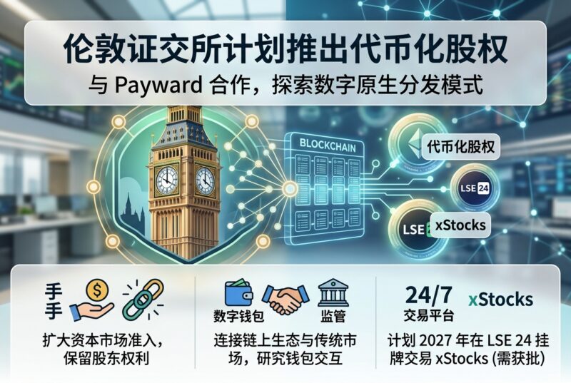 伦敦证券交易平台将推出英国代币化股权结构，并与 Payward 合作-指挥使社区 - 真实线索、热点议题与深度观察
