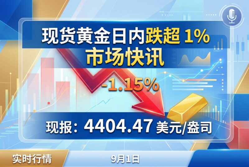 现货黄金日内跌超 1%-指挥使社区 - 真实线索、热点议题与深度观察
