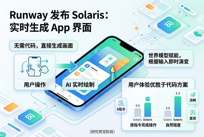 Runway 发布 App 界面生成模型 Solaris-指挥使社区 - 真实线索、热点议题与深度观察