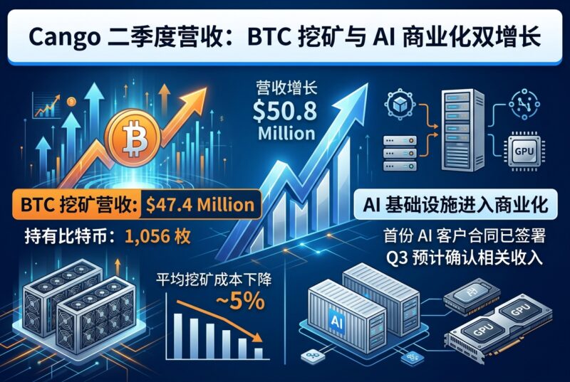 Cango 二季度营收 5080 万美元，AI 基础设施业务进入商业化阶段-指挥使社区 - 真实线索、热点议题与深度观察