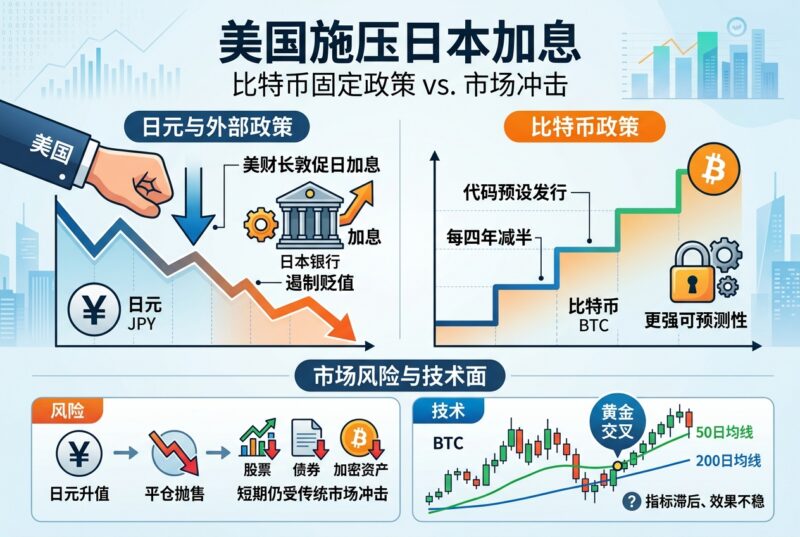 美国施压日本加息，比特币固定货币政策优势再受关注-指挥使社区 - 真实线索、热点议题与深度观察