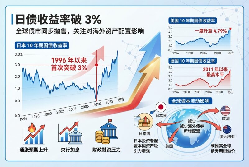 日本10年期国债收益率破3%,海外债券配置或受影响-指挥使社区 - 真实线索、热点议题与深度观察