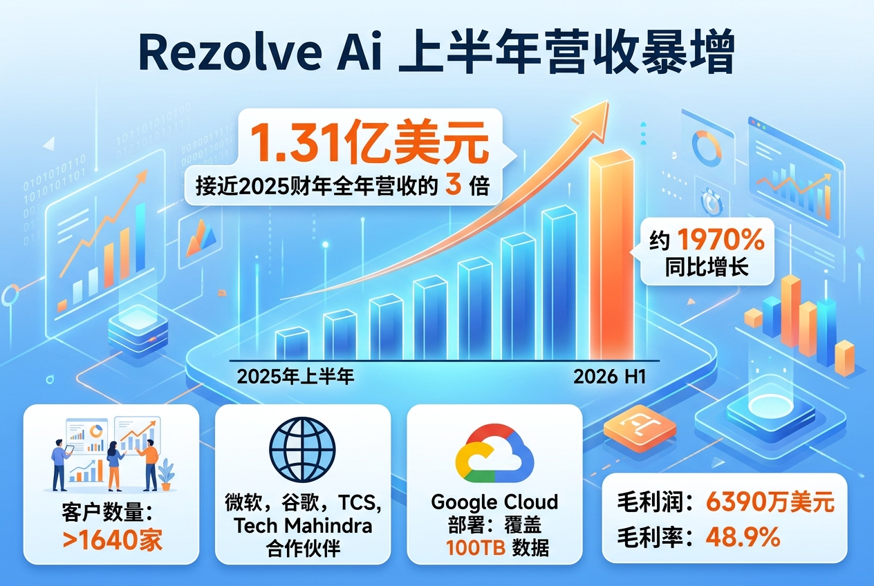 Rezolve Ai 上半年营收达 1.31 亿美元