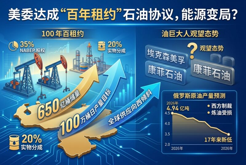 美委达成“百年租约”石油协议,埃克森美孚等巨头仍持观望-指挥使社区 - 真实线索、热点议题与深度观察