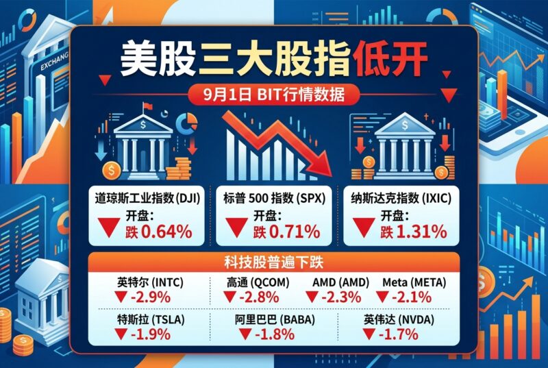 美股三大股指低开-指挥使社区 - 真实线索、热点议题与深度观察