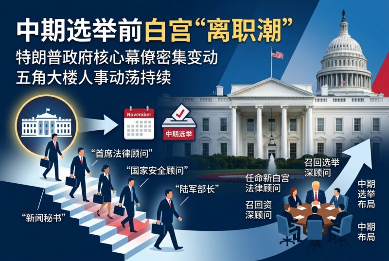 美中期选举前白宫陷入“离职潮”-指挥使社区 - 真实线索、热点议题与深度观察